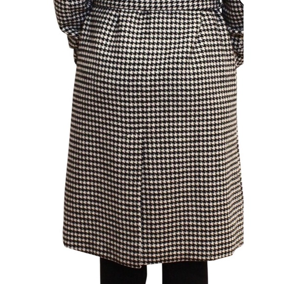 Sold ❌❌❌Anthropology Houndstooth coat  jacket Midi - Picture 4 of 7